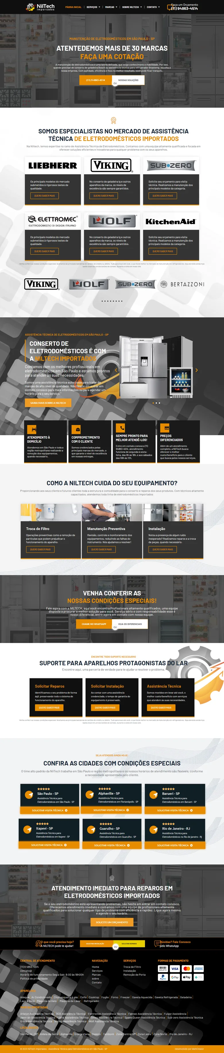 Site NilTech Importados